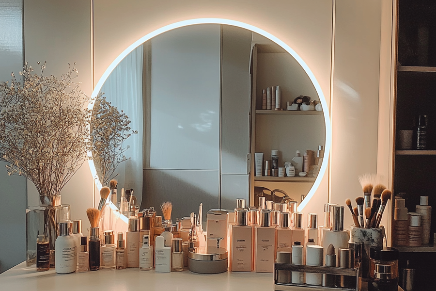 Bluetooth Vanity Mirror with Lights